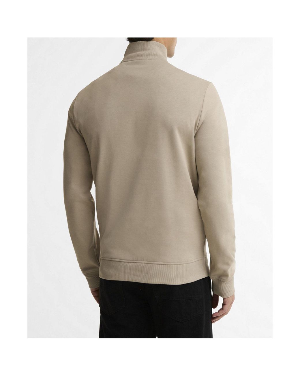 Barbour Natural Zip-Up Sweatshirt for men