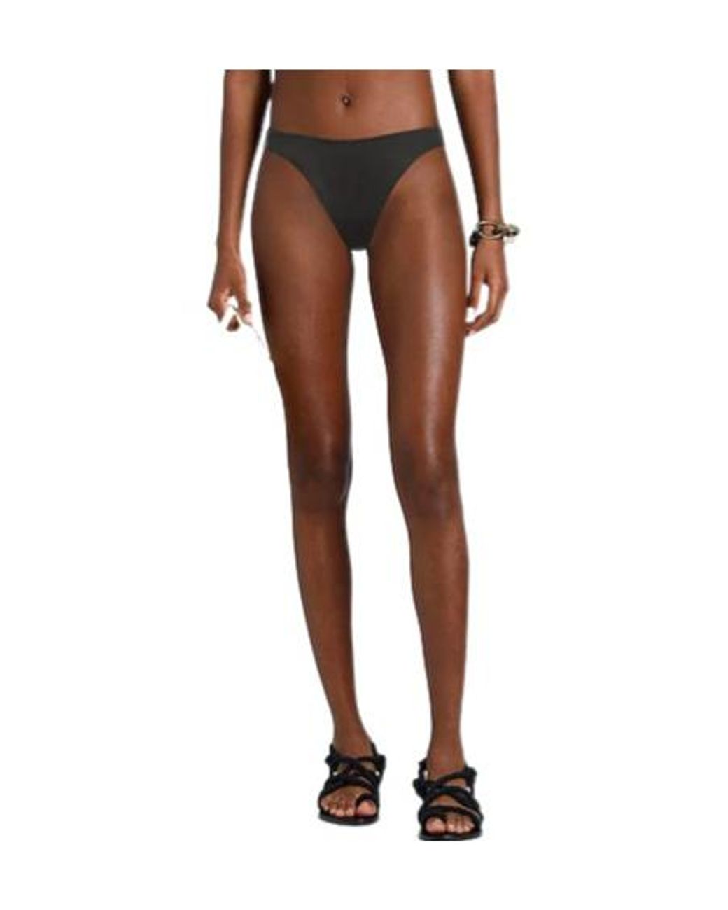 DIESEL Black Minimalist Bikini Bottom