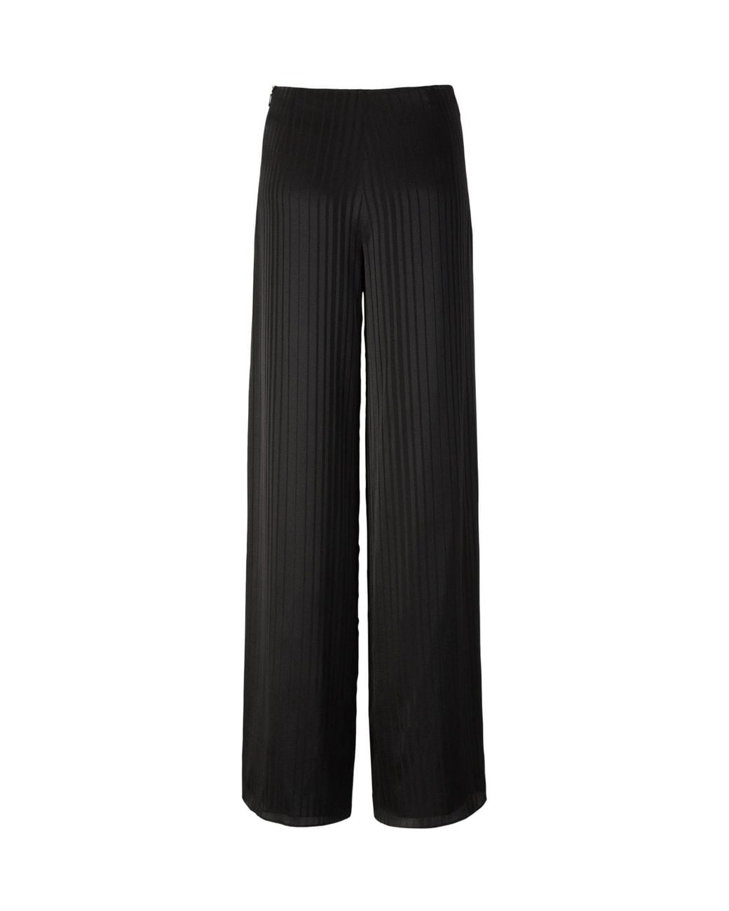 Loro Piana Black Dresden Wide-Leg Trousers
