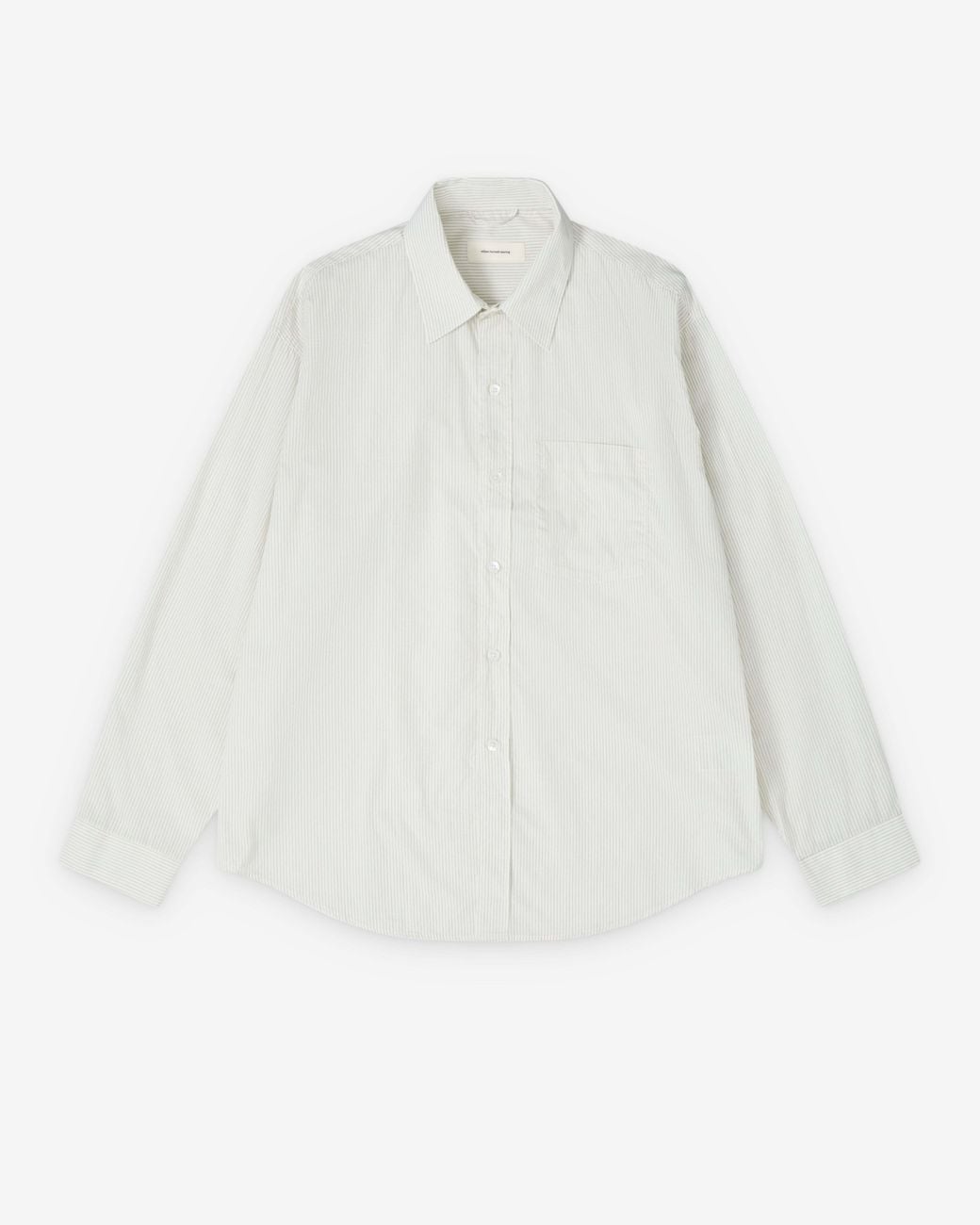 mfpen White Executive Striped Shirt for men