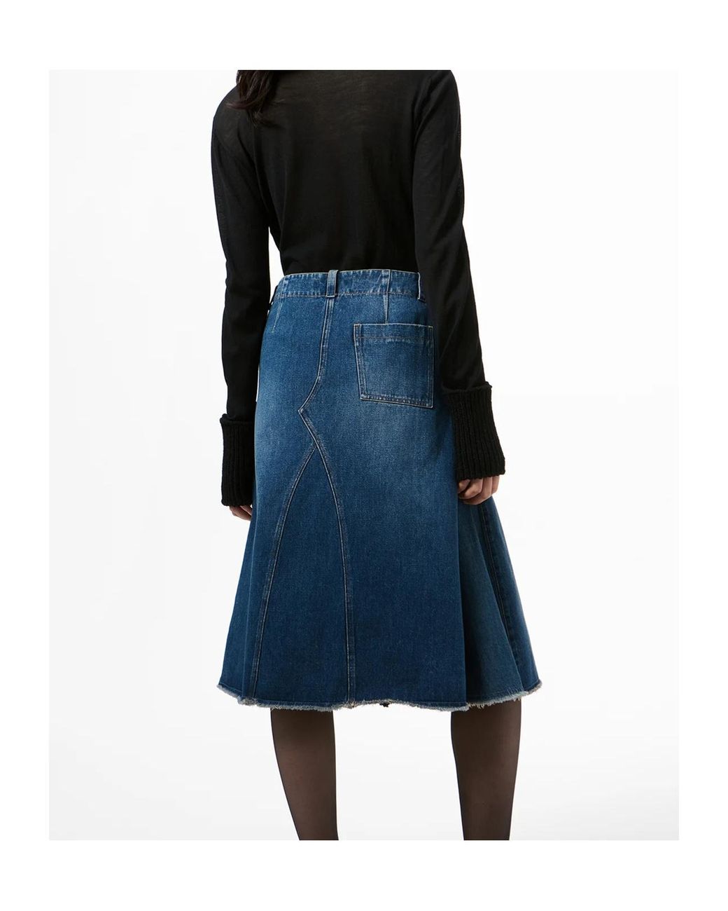Our Legacy Blue Rift Skirt