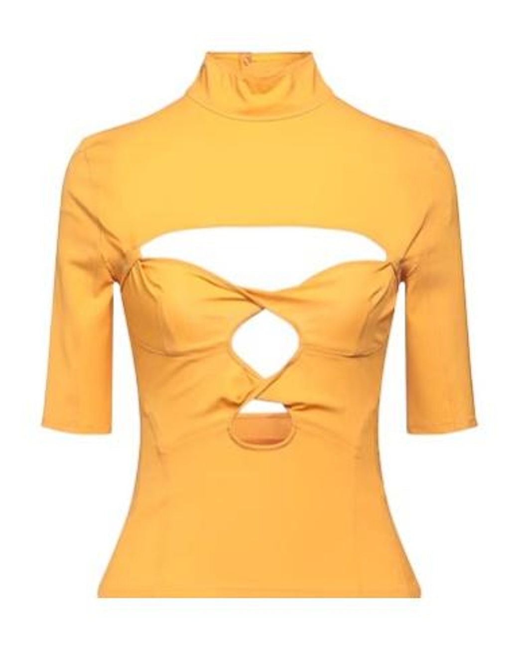 Jacquemus Yellow Minimal Slim Fit Sweater
