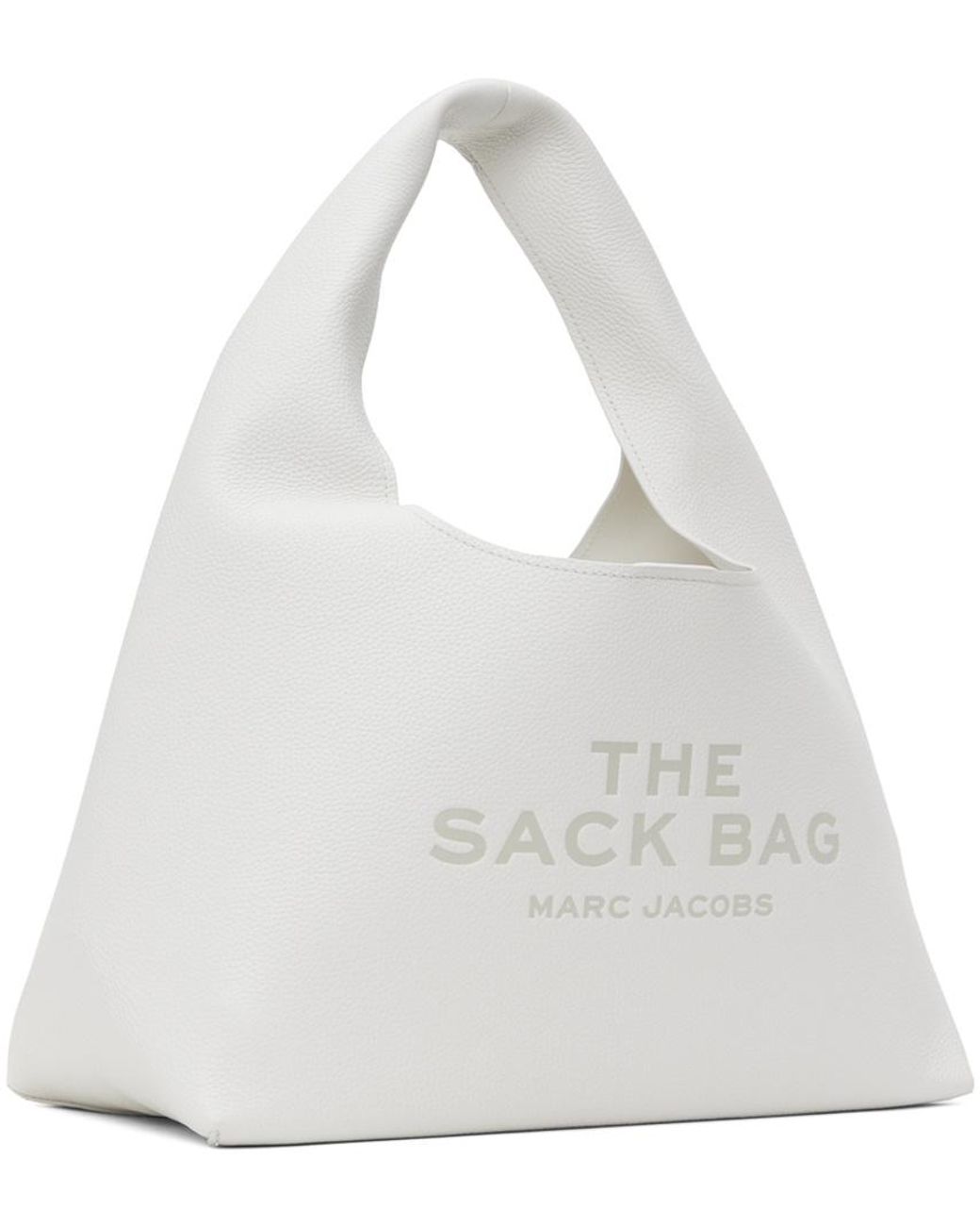 Marc Jacobs Gray The Sack Leather Hobo Bag