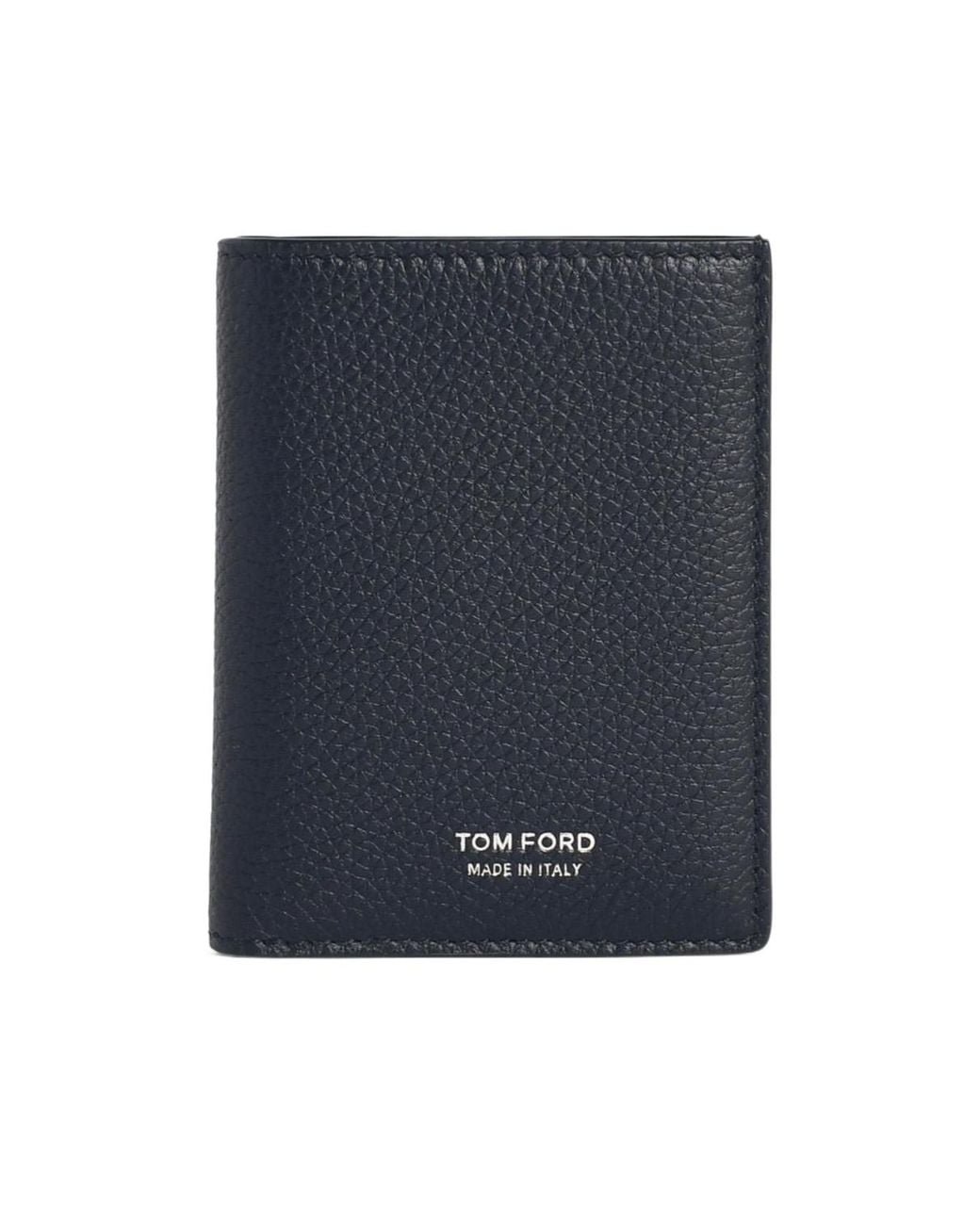 Tom Ford Blue T Line Bifold Card Holder Wallet for men