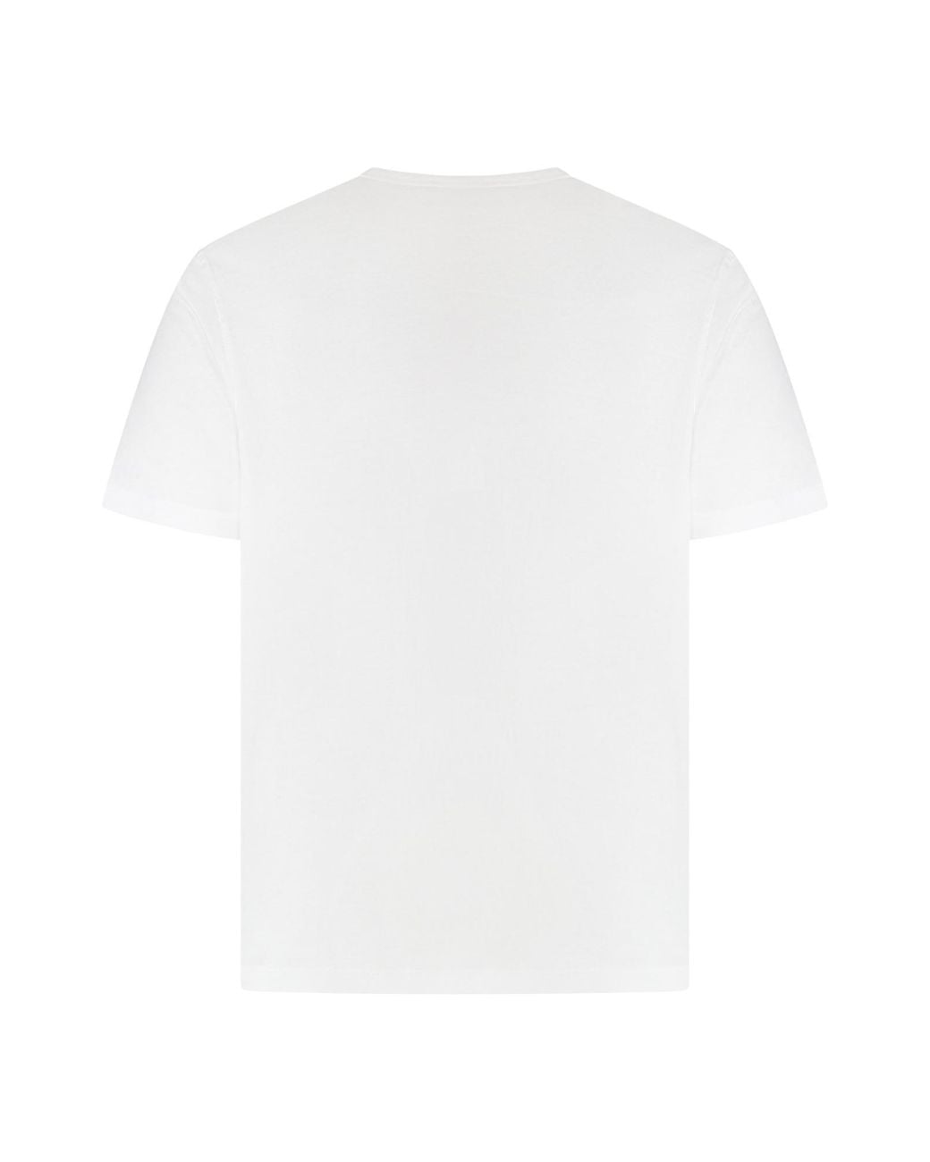 Calvin Klein White Cotton Crew Neck Tee for men