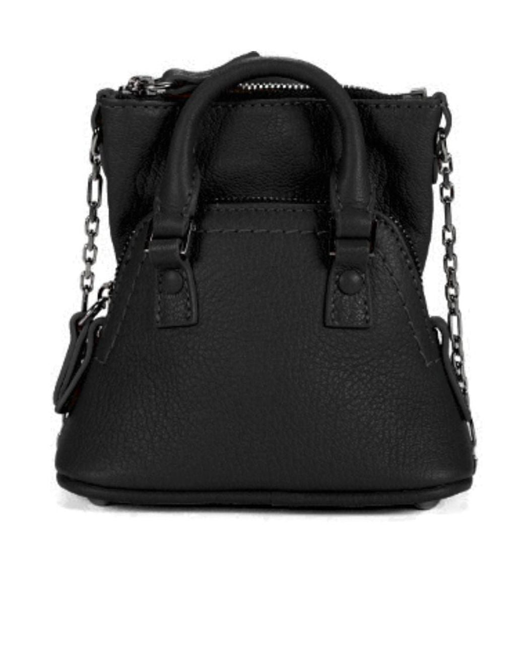 Maison Margiela Black 5Ac Classique Baby Zipped Shoulder Bag