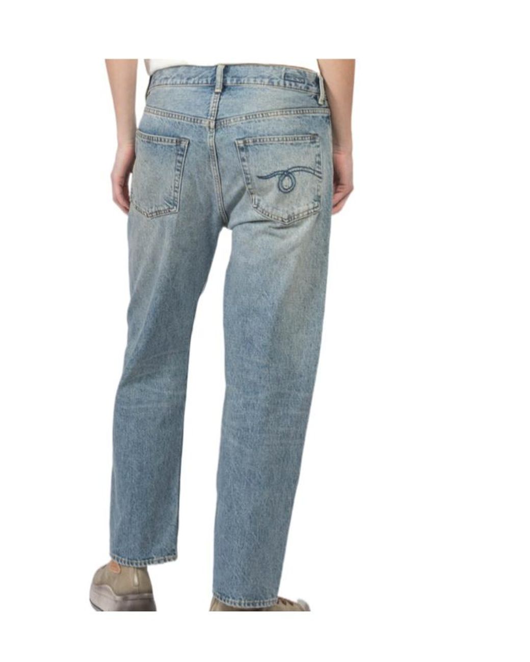R13 Blue Belt-Loop Jeans