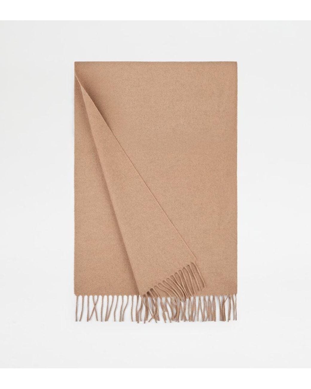 Tod's Natural Cashmere Scarf for men