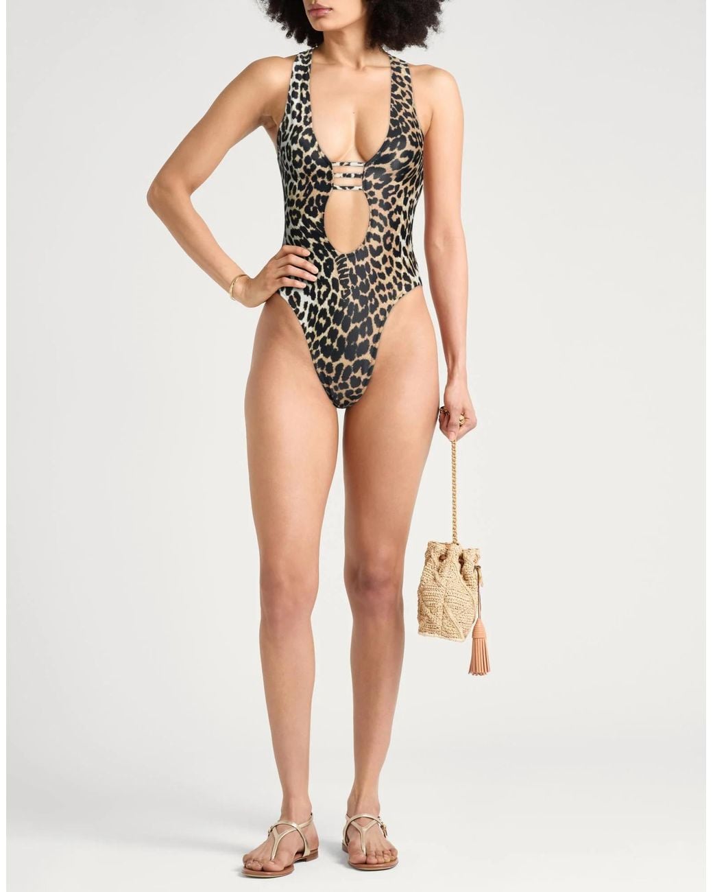 Ganni Black One-Piece Swimsuits