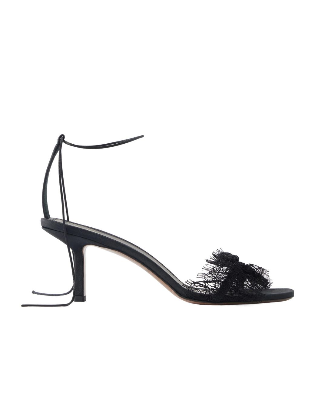 Neous Multicolor Lace-Trimmed Twill Sandals