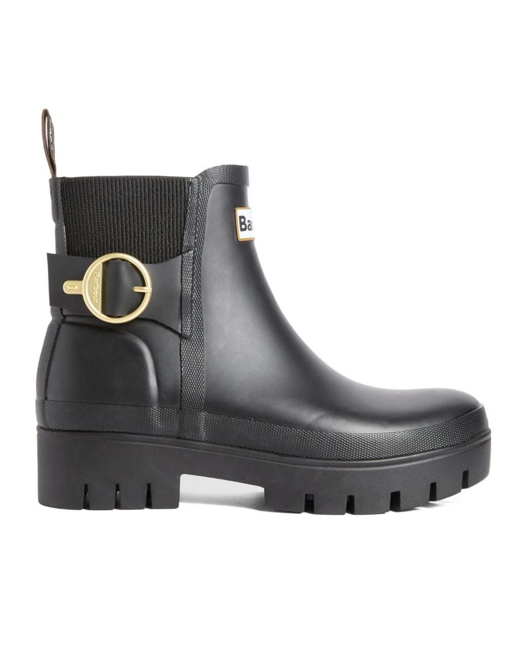 Barbour Black Short Rubber Boots