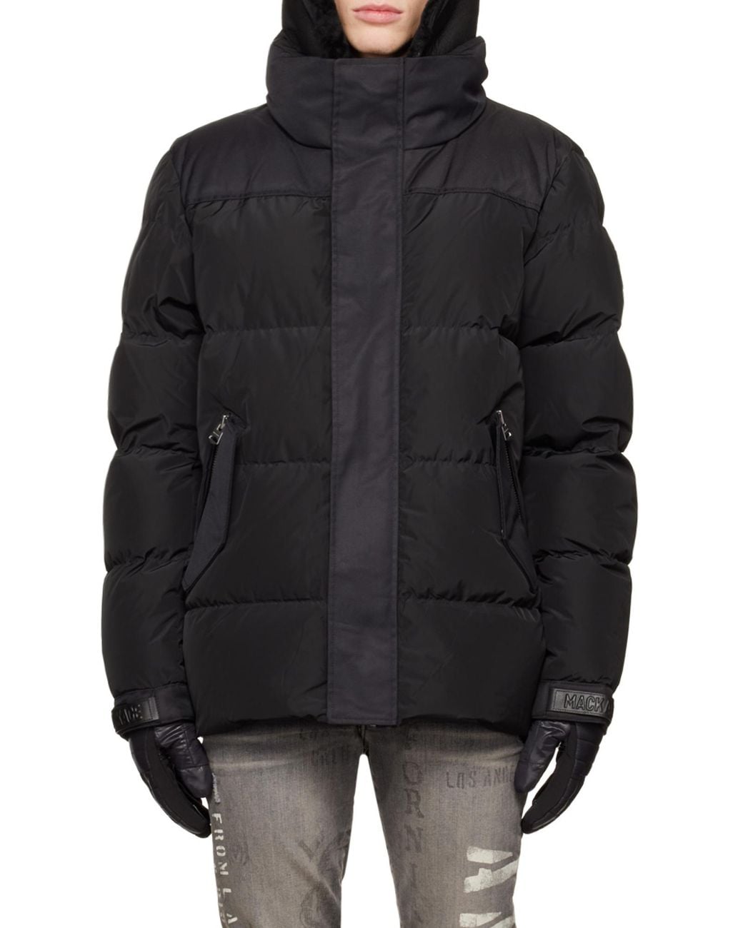 Mackage Blue Riley Down Coat for men