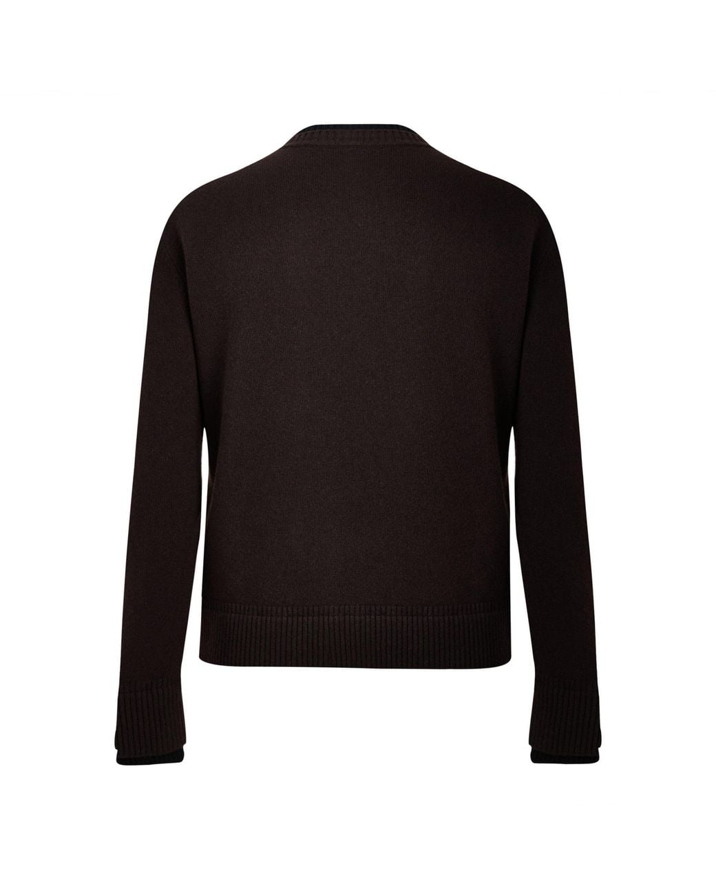 Moncler Black Round-Neck Knitted Top for men