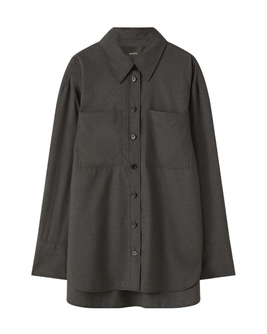 Joseph Gray Button-Up Shirt