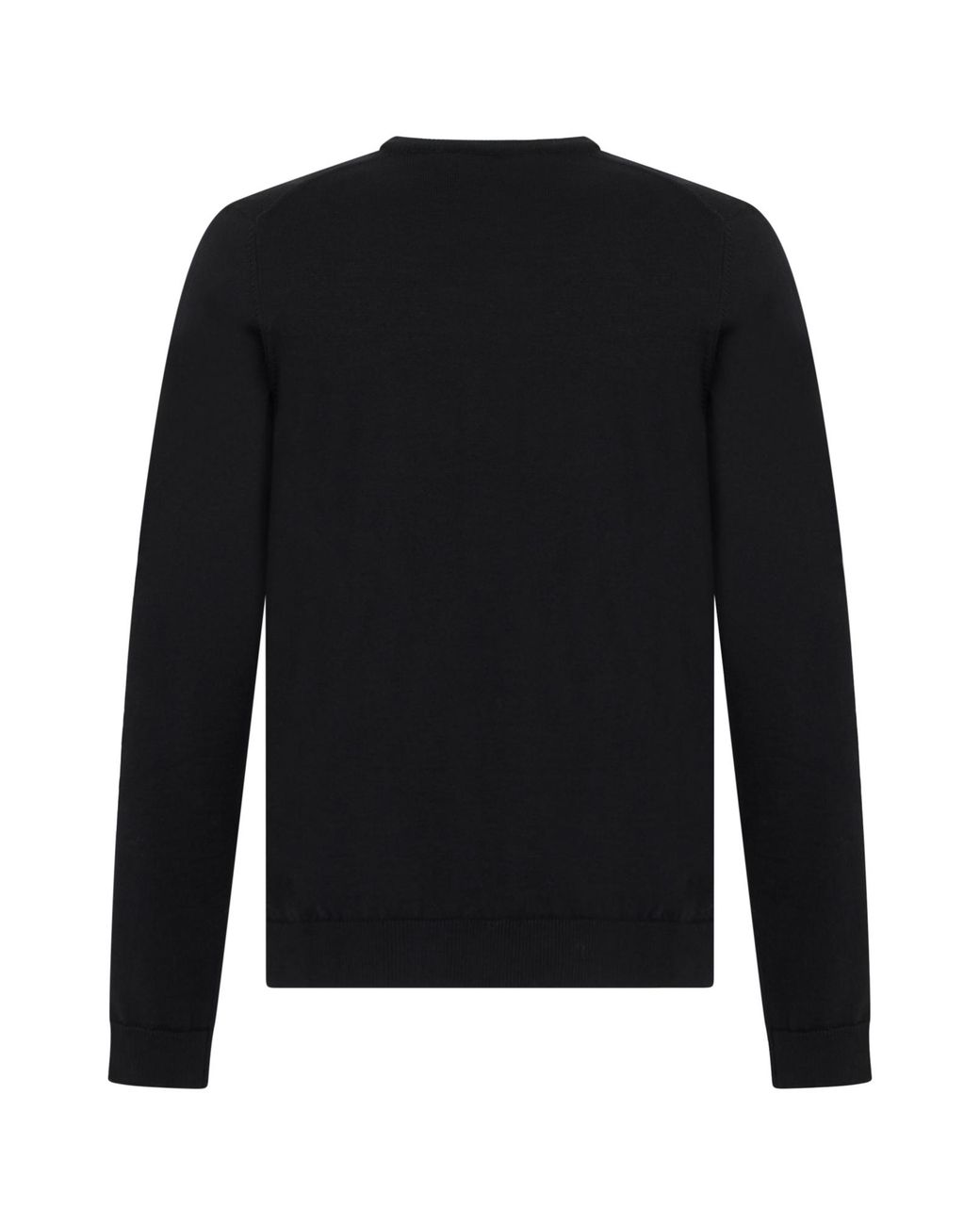 Roberto Collina Black V-Neck Knit Sweater for men