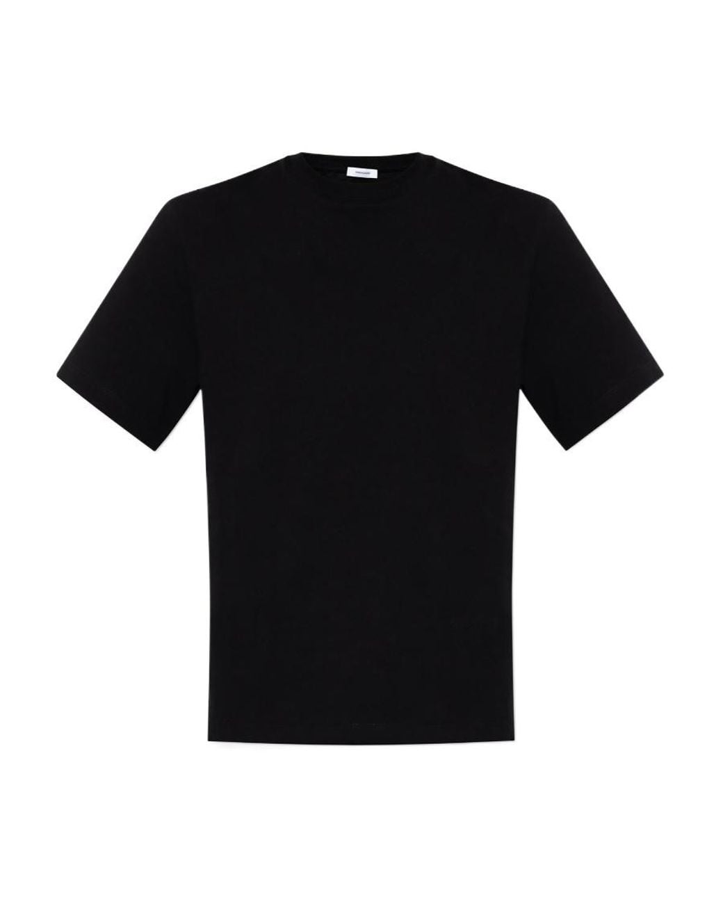 Ferragamo Black Ferragamo Short Sleeved Crewneck T-Shirt