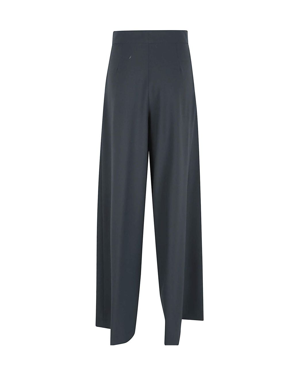 Dries Van Noten Blue Pleat Wide-Leg Pants