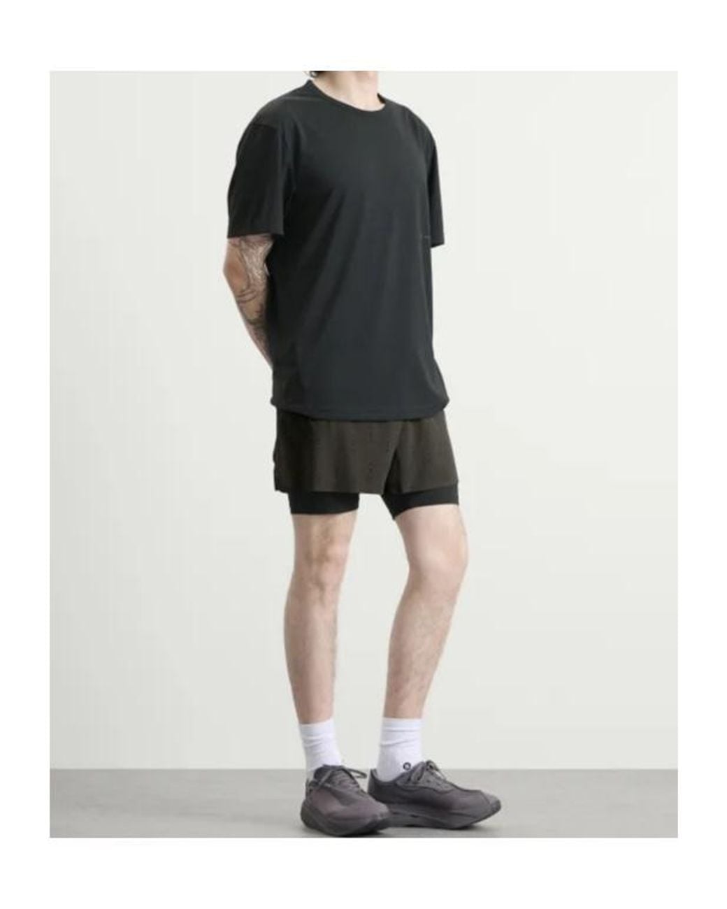 Post Archive Faction PAF Black On X Paf Zero 2-In-1 Shorts for men