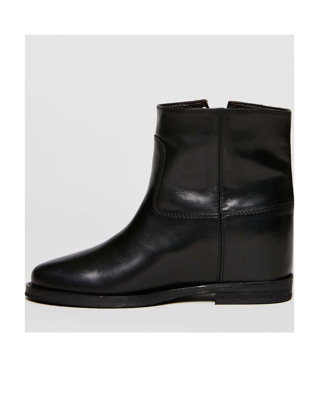 Via Roma 15 Black Logo Details Short Boots
