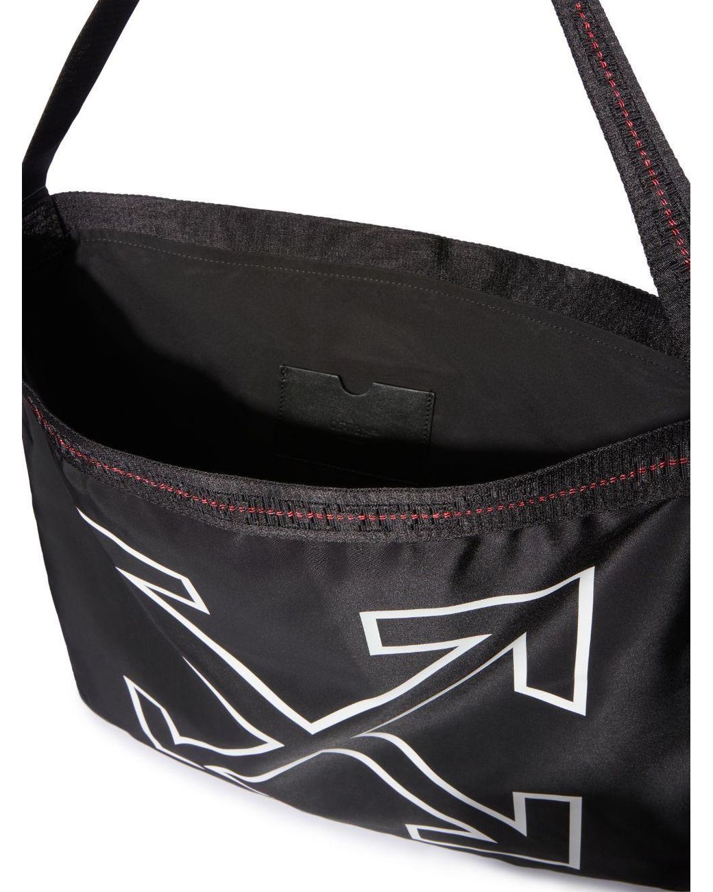 Off-White c/o Virgil Abloh Black Heritage Tote Bag for men