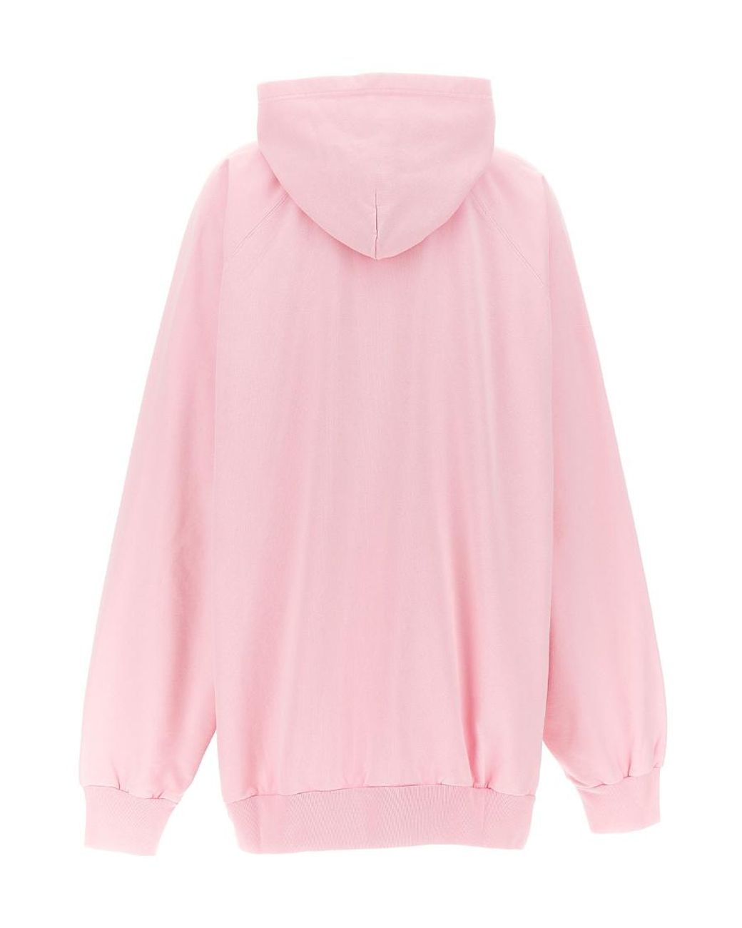 Balenciaga Pink College 1917 Printed Oversized Hoodie