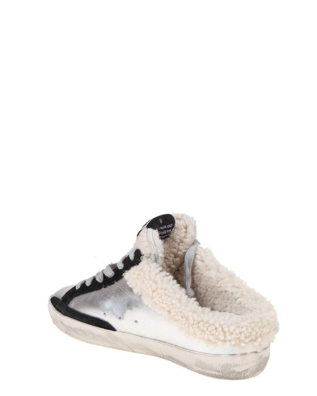 Golden Goose Deluxe Brand Metallic Super-Star Slip-On Sneakers