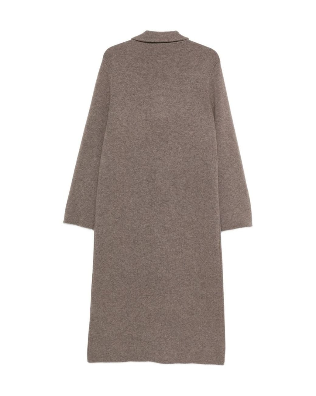 Lisa Yang Brown Buttoned Pocket Cardicoat