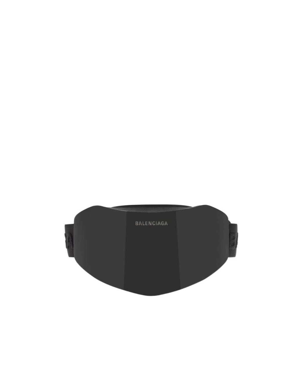 Balenciaga Black Eyewear Ski Mask Shield Sunglasses for men