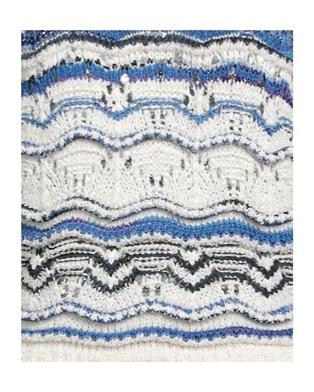Isabel Marant Blue Knitted Crew Neck Top