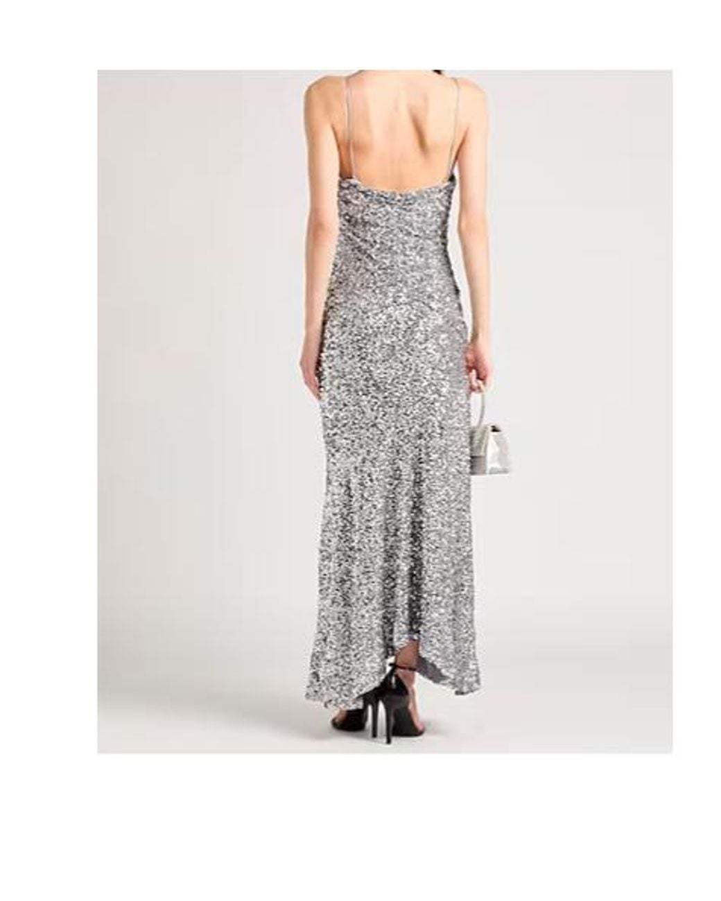Ganni White Sequined Dress