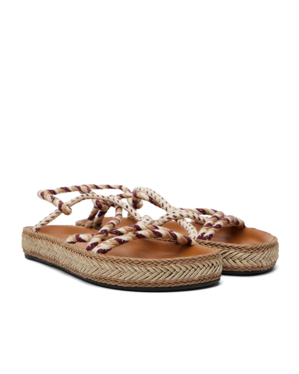 Isabel Marant Brown Kitza Open-Toe Flat Sandals