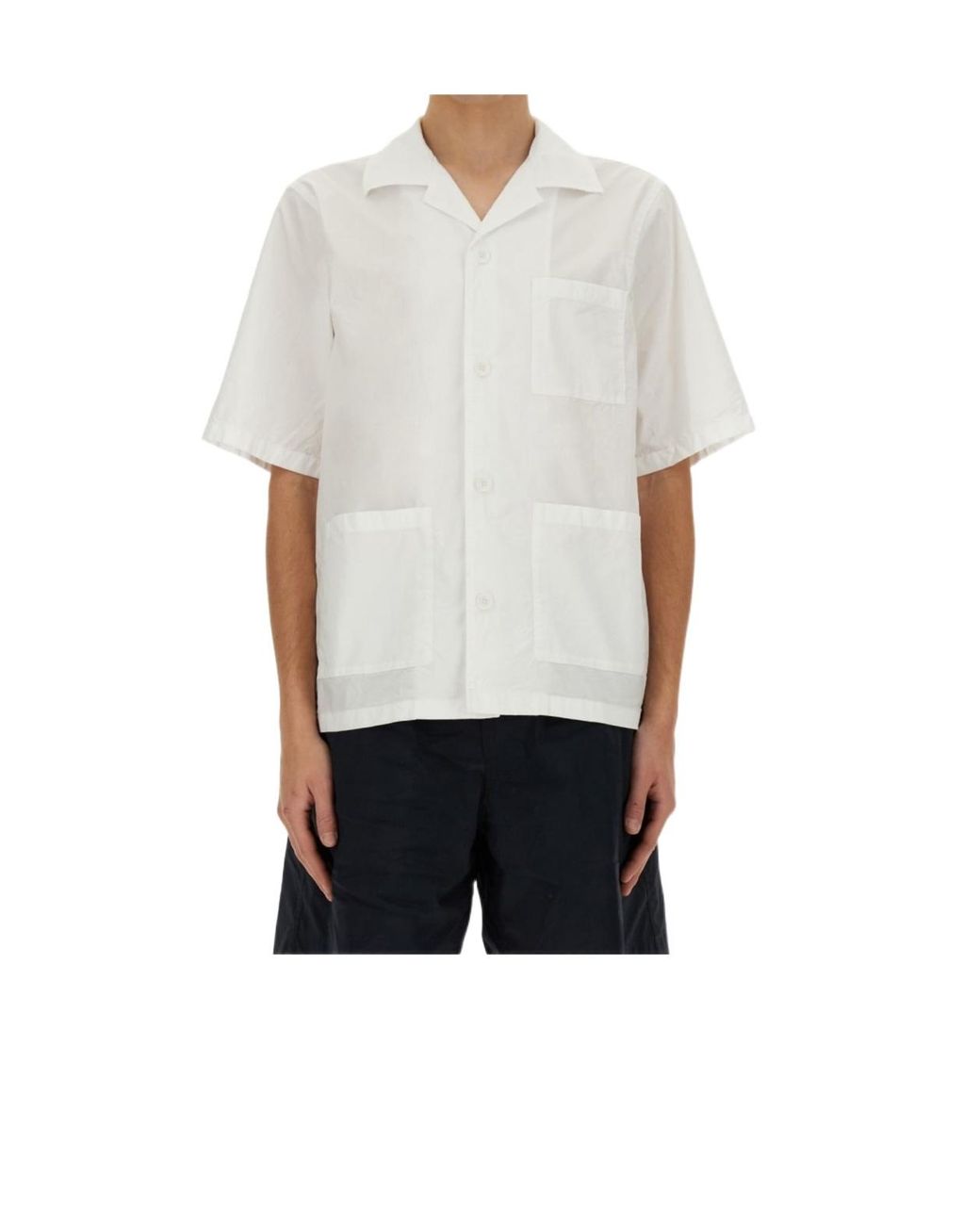 Aspesi White Precision Needle Shirt for men