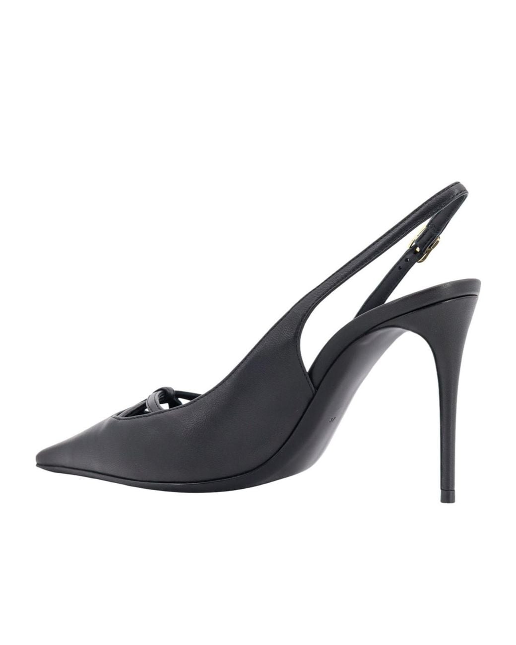 Dolce & Gabbana Blue Dg Logo Plaque Slingback Pumps