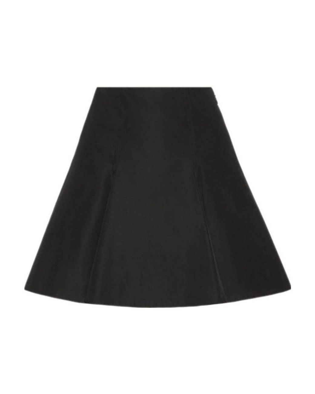 Valentino Black High-Waisted Miniskirt