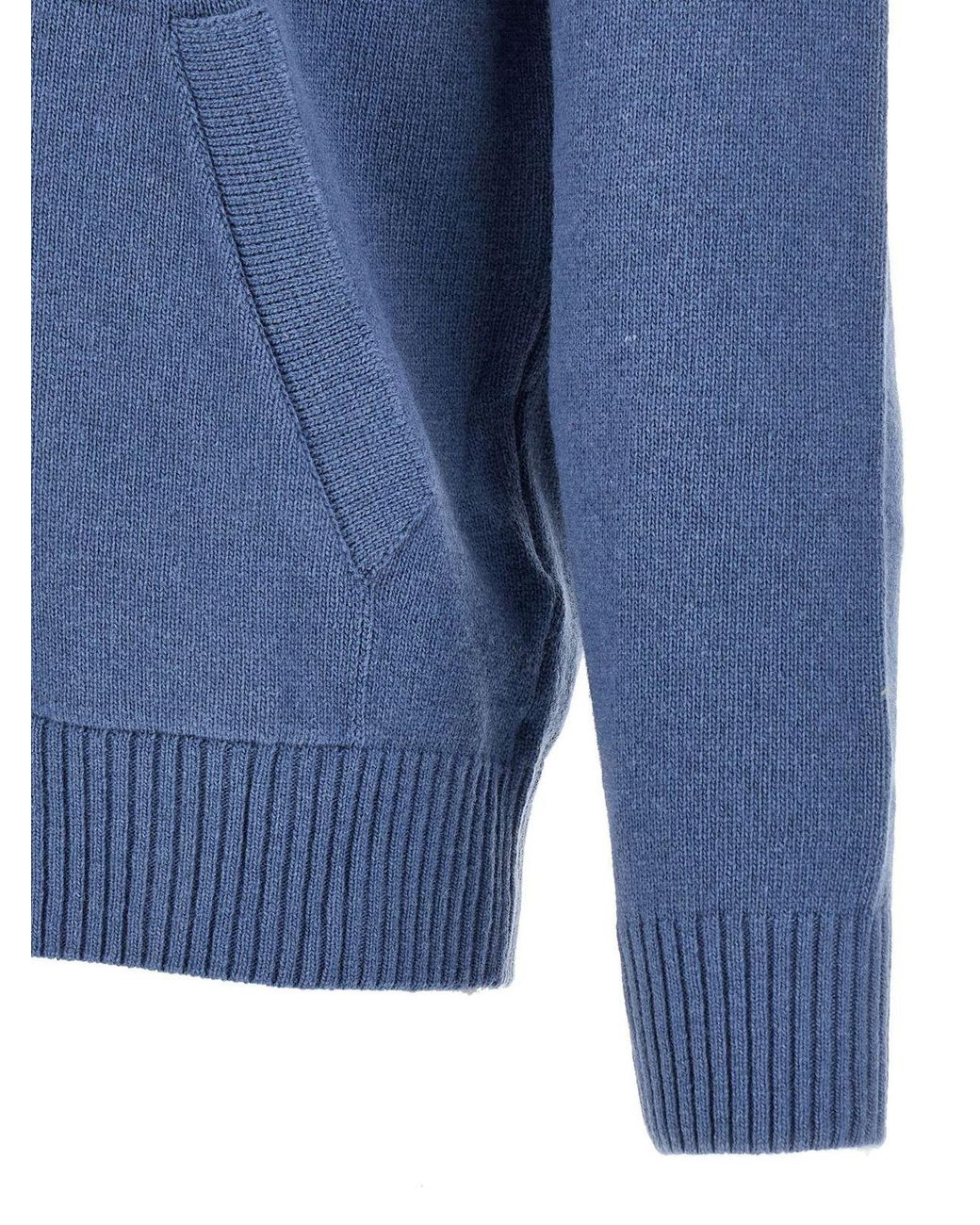 C P Company Blue Lens Zip Cardigan for men