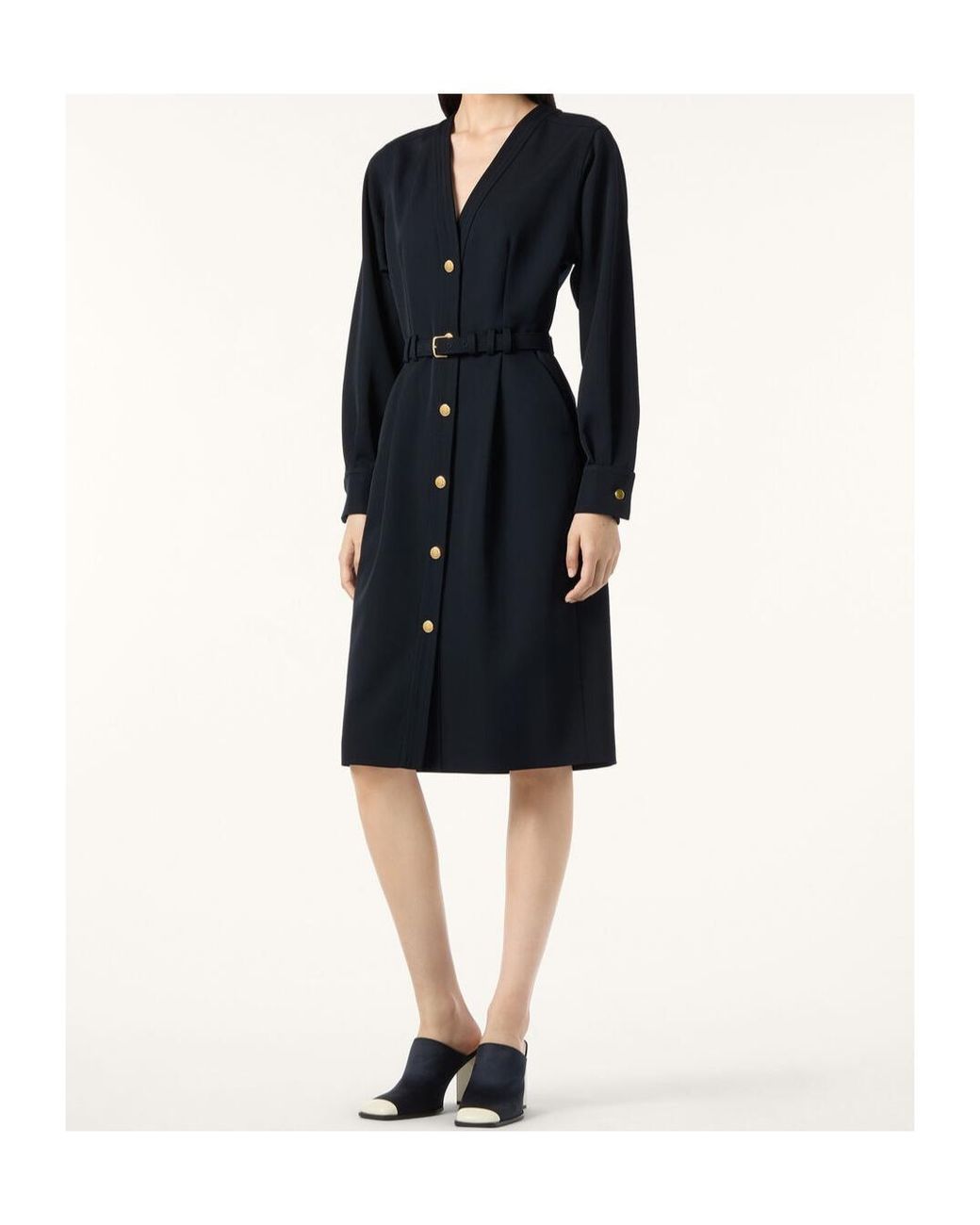 Loro Piana Blue Bis Gladys Dress