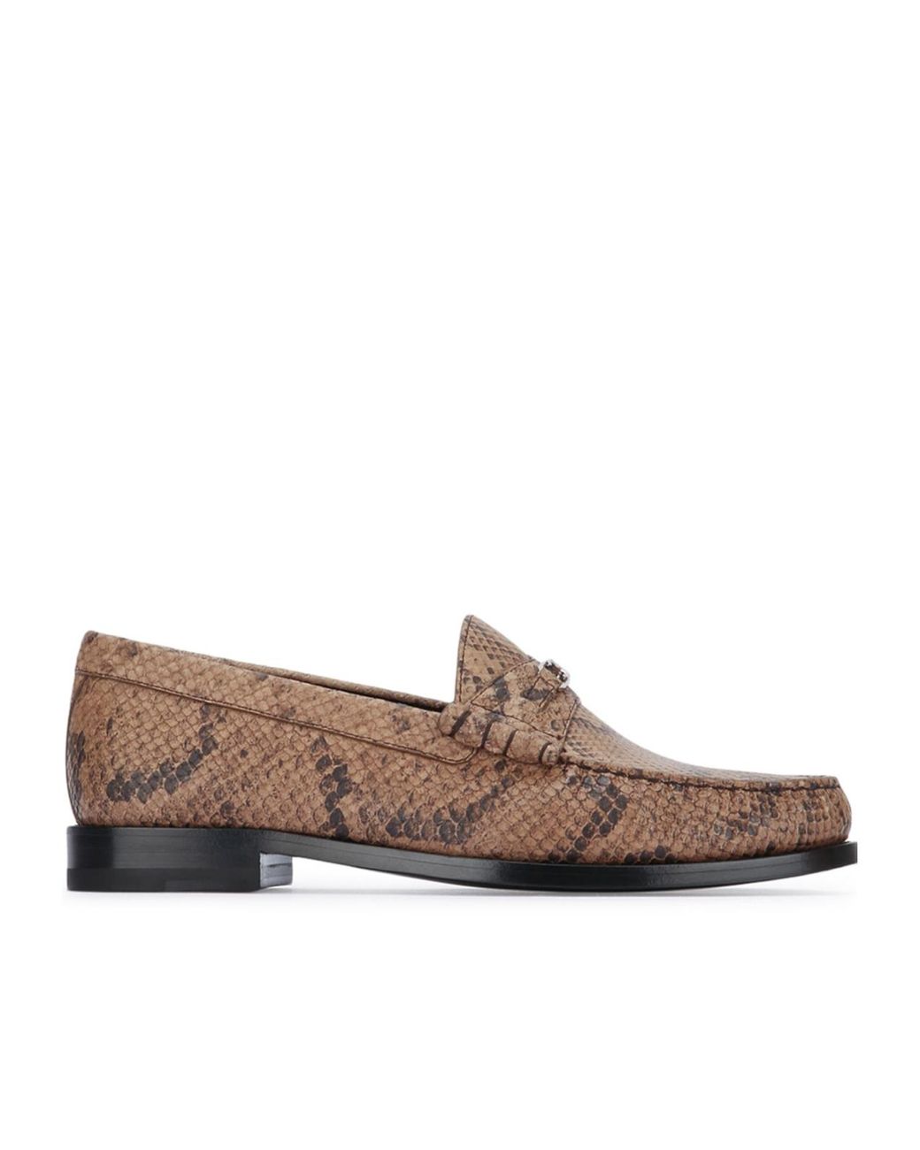 Céline Brown Round-Toe Loafers for men