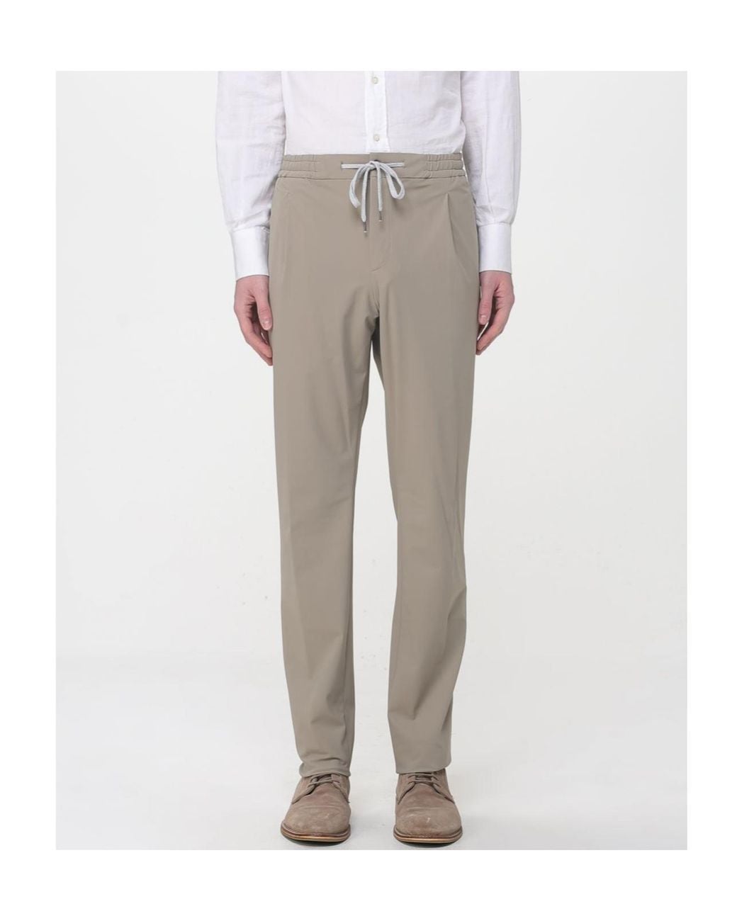 PT01 Gray Pt Torino Drawstring Kinetic Pants for men