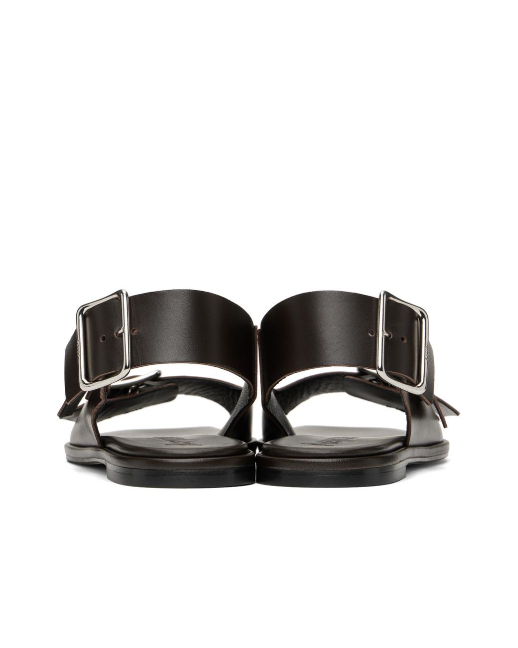 Aeyde Black Thekla Flat Sandals