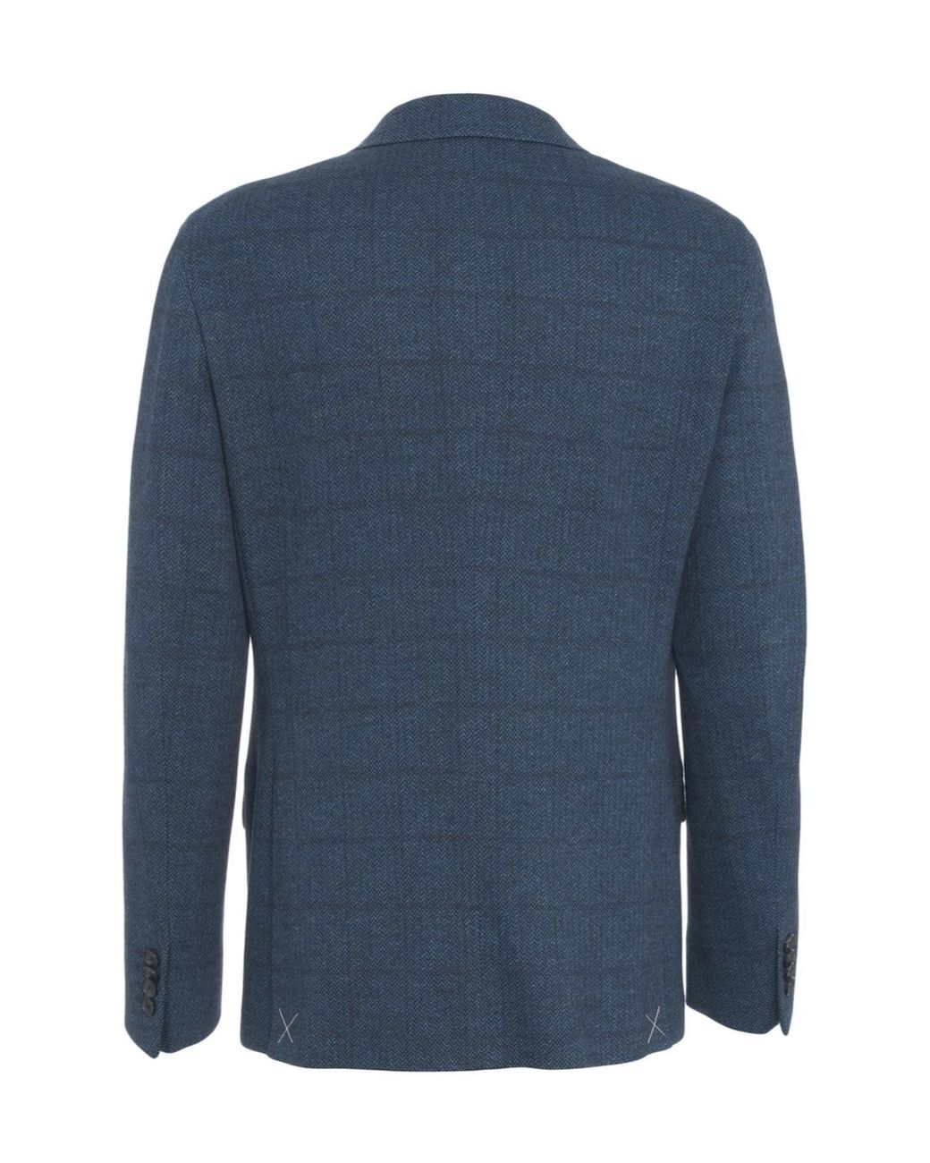Etro Blue Single-Breasted Blazer for men