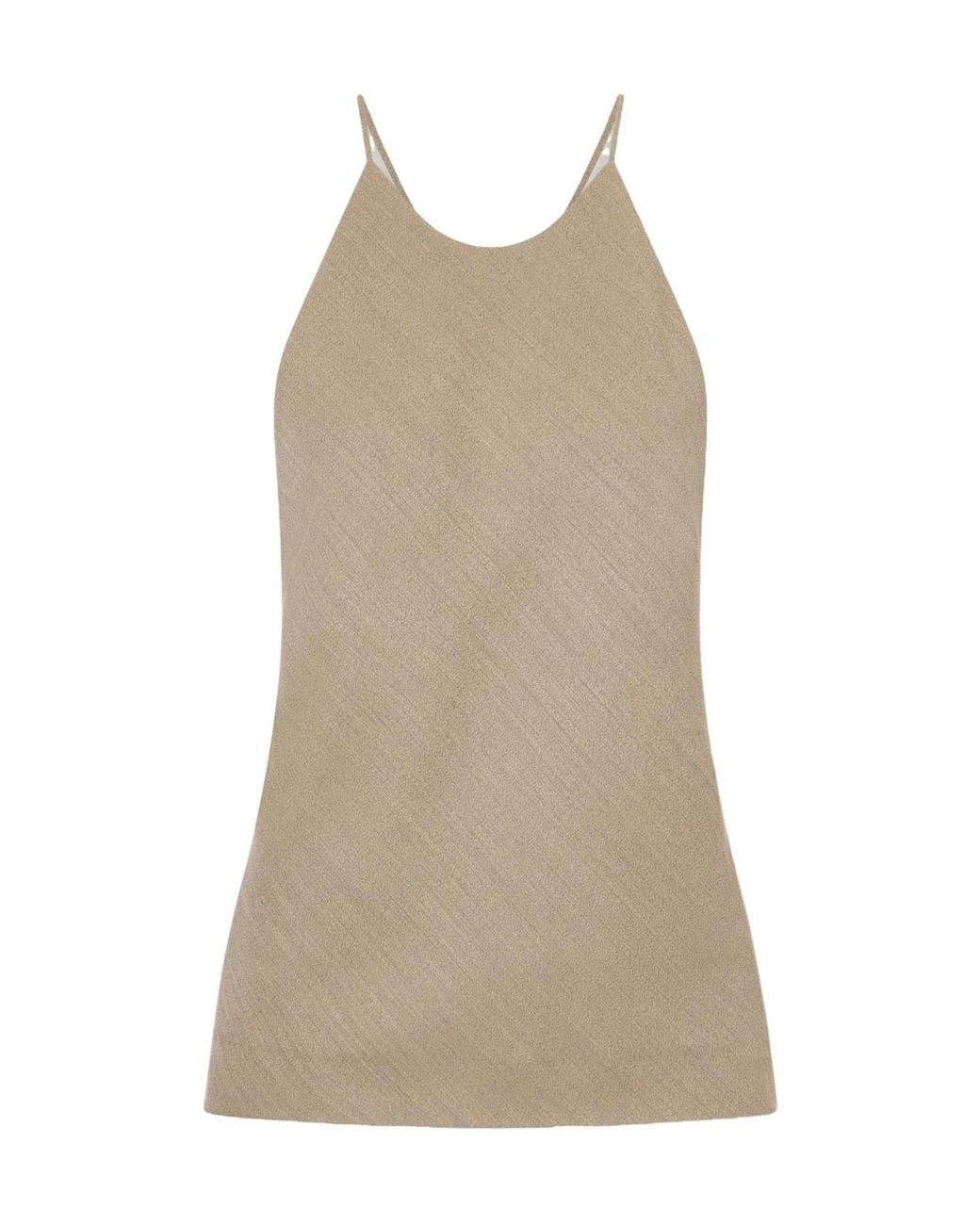 Calvin Klein Natural Metallicthread Camisole Top