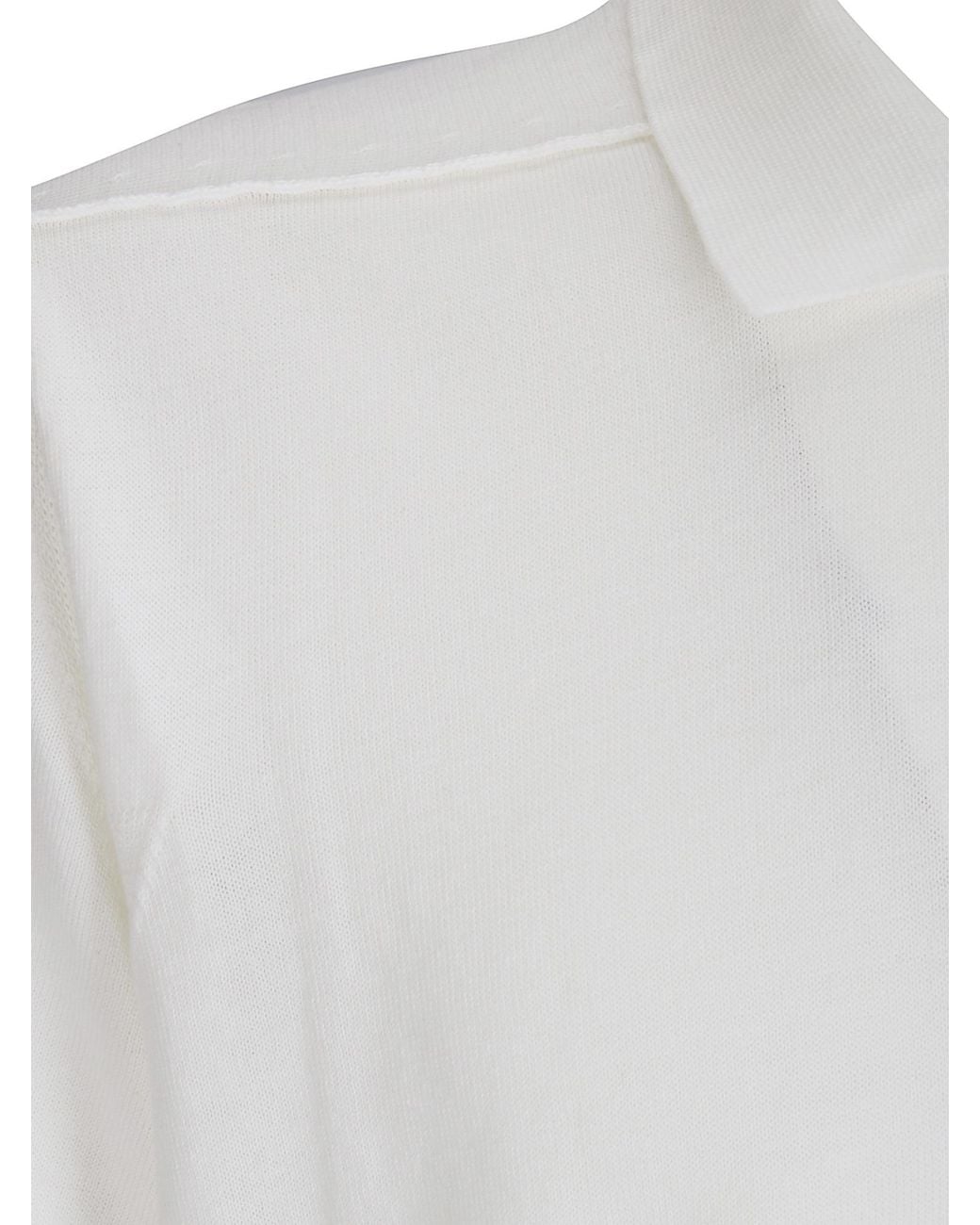 C P Company White Short-Sleeved Polo Shirt for men