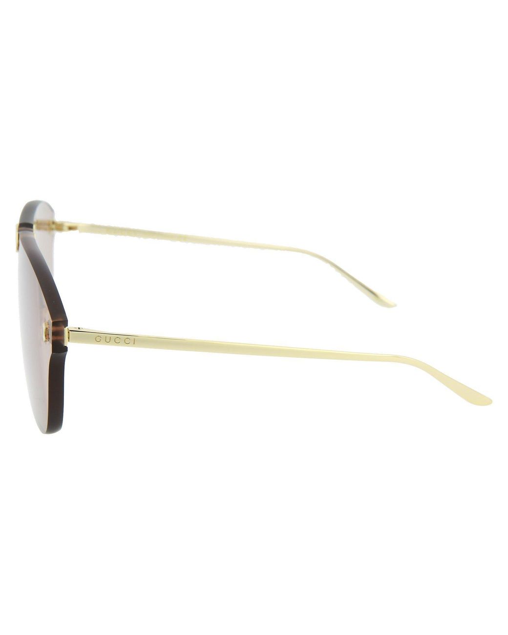 Gucci Natural Extra-Large Frame Sunglasses for men