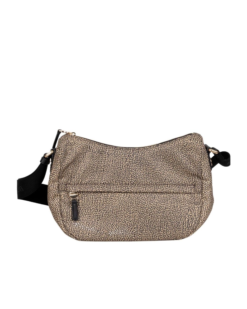 Borbonese Gray Luna Small Hobo Bag