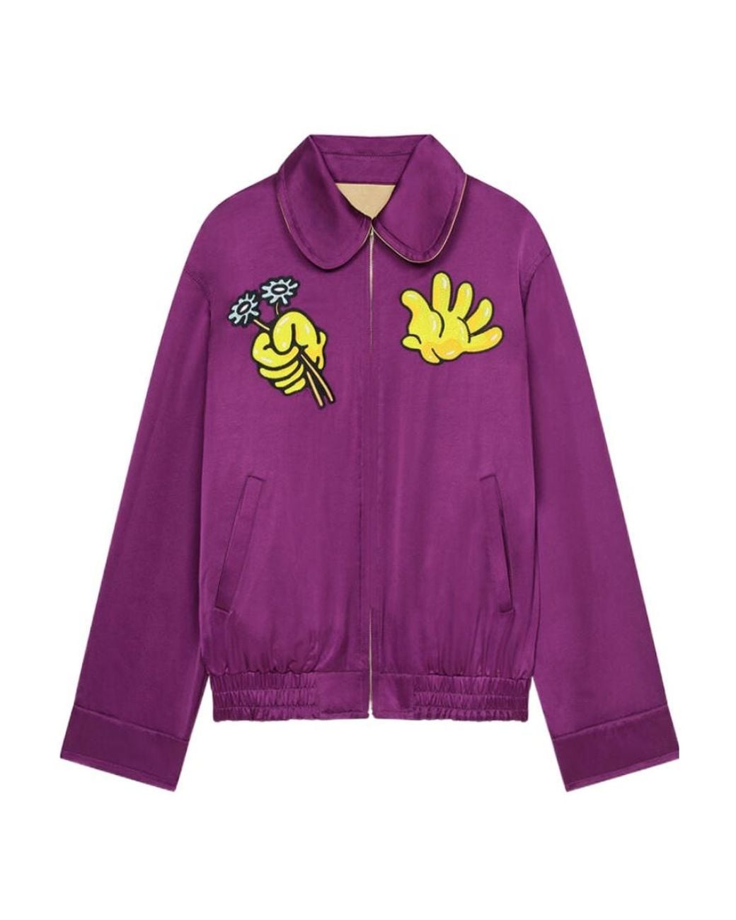 KENZO Purple Boke Boy Reversible Zipped Jacket