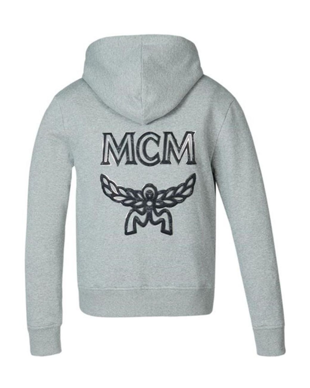 MCM Blue Hooded Casual Jacket