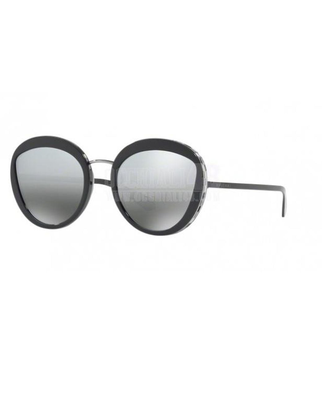 BVLGARI Metallic Round-Frame Sunglasses