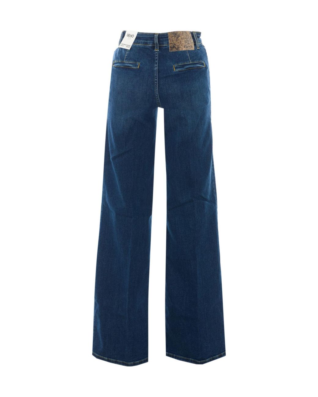 Liu Jo Blue High-Waist Wide-Leg Jeans