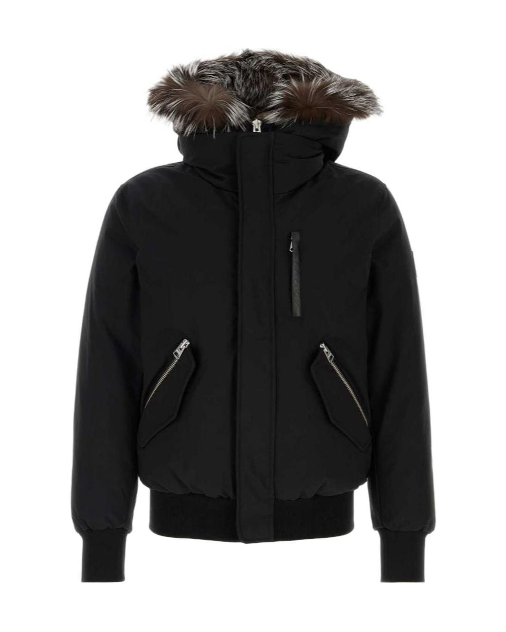 Mackage Black Dixon Xz Hooded Down Jacket for men