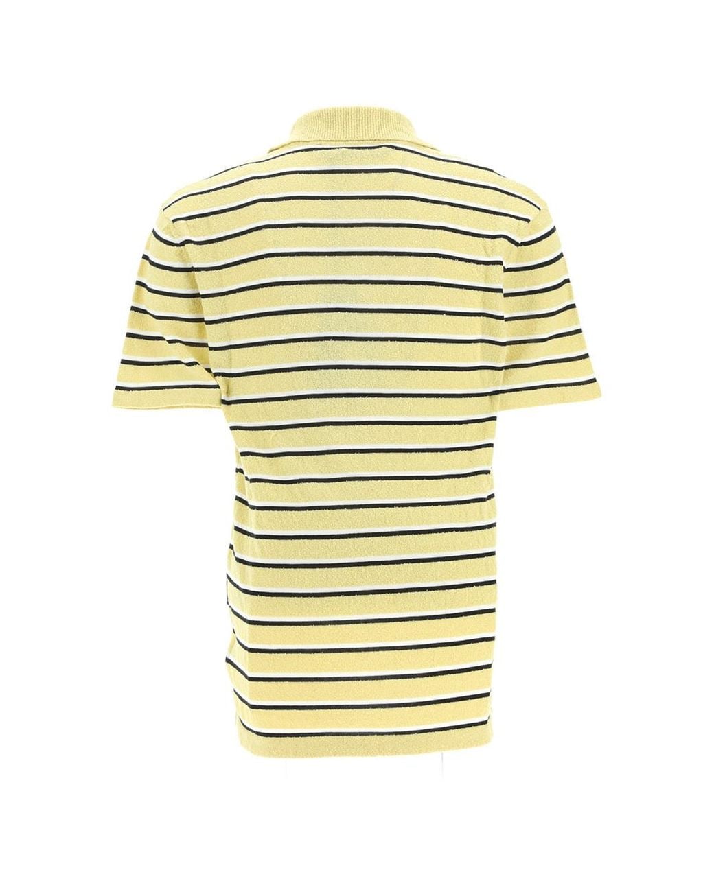 Palm Angels Metallic Logo-Patch Short Sleeved Polo Shirt for men